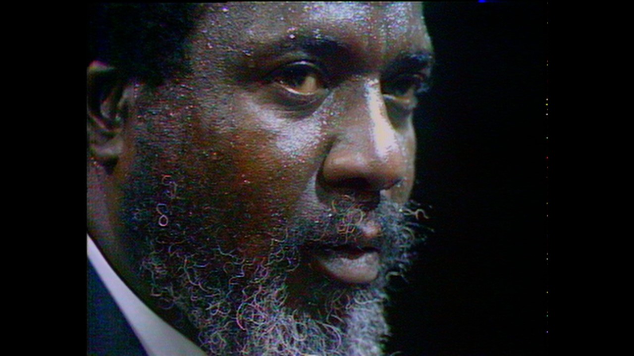 Closeup of Thelonious Monks face