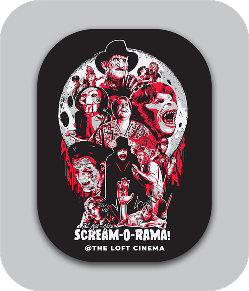 Scream-O-Rama Sticker April 2024