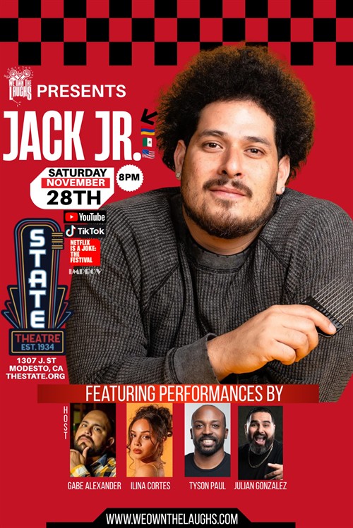 We Own The Laughs Modesto presents: Jack JR poster