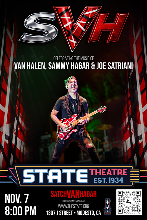 SVH – Celebrating The Music of Van Halen, Sammy Hagar & Joe Satriani poster