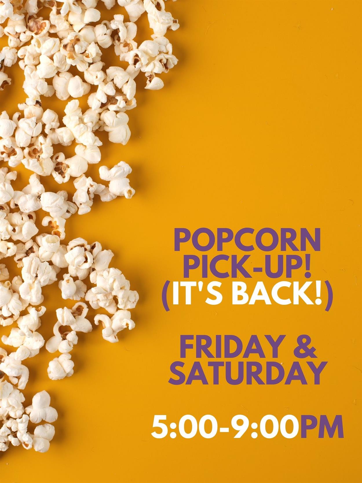 popcorn poster