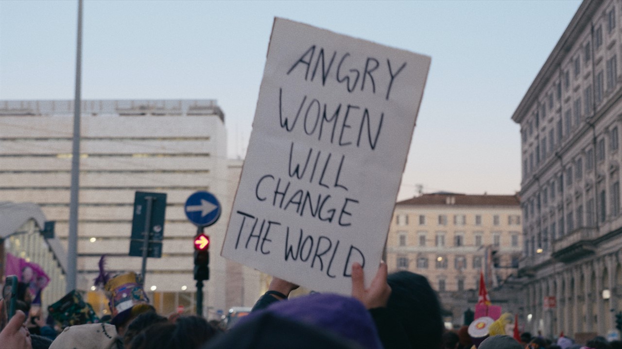 Sign: Angry women will change the world