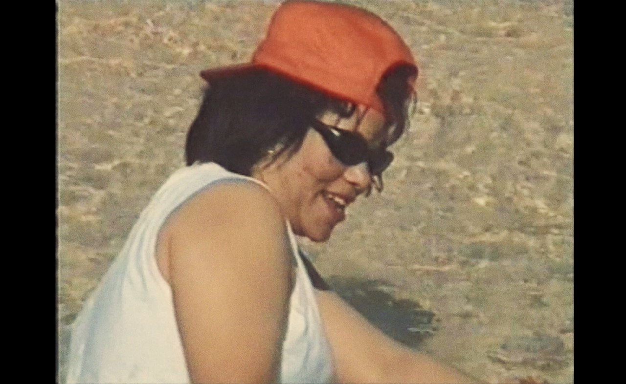 Woman in a backward baseball cap