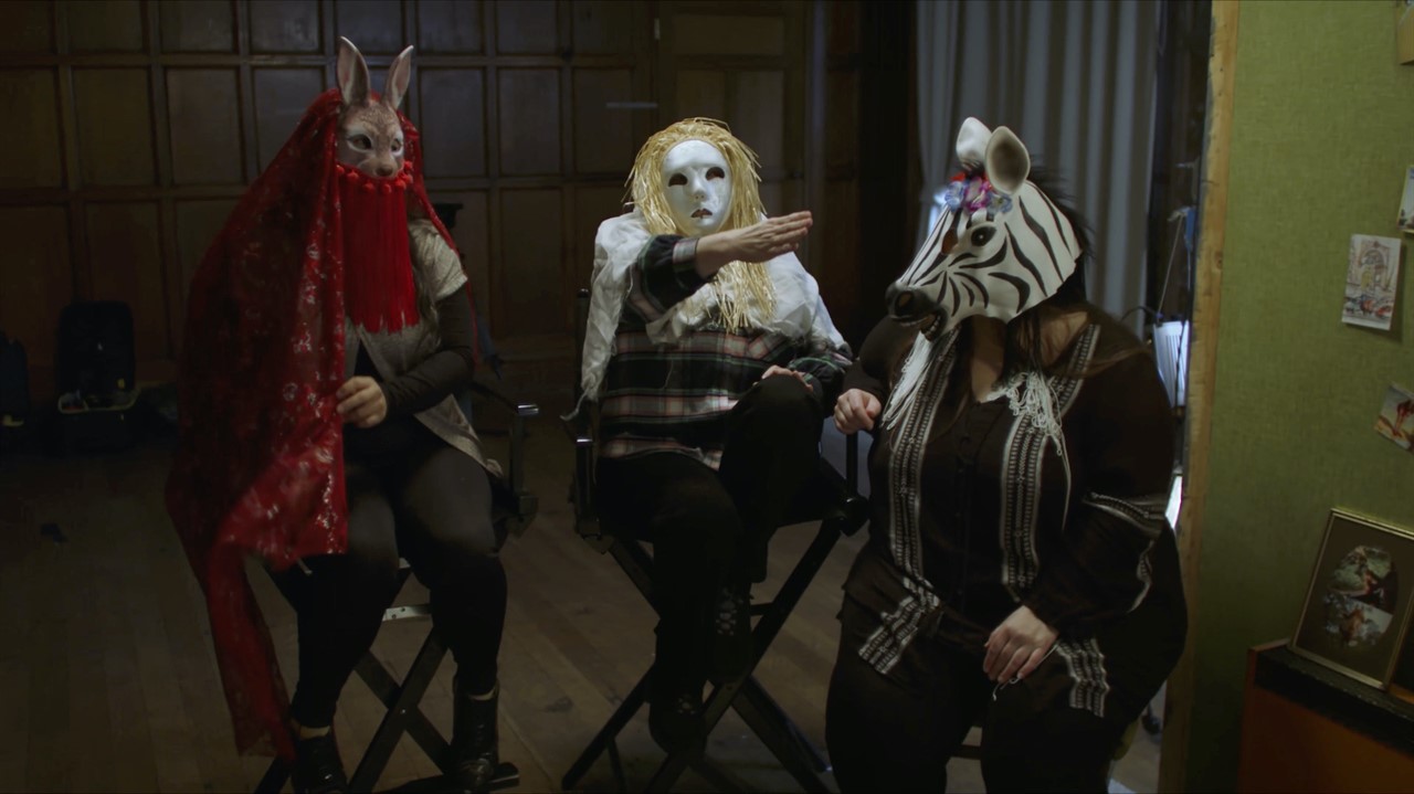 Women in animal masks