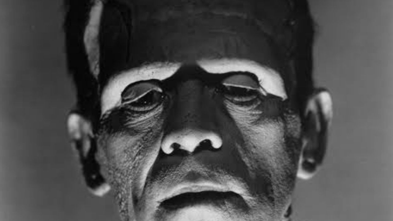 Boris Karloff as Frankenstein monster