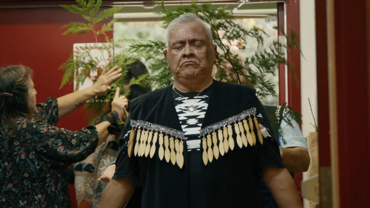 Tlaamin man at a ceremony