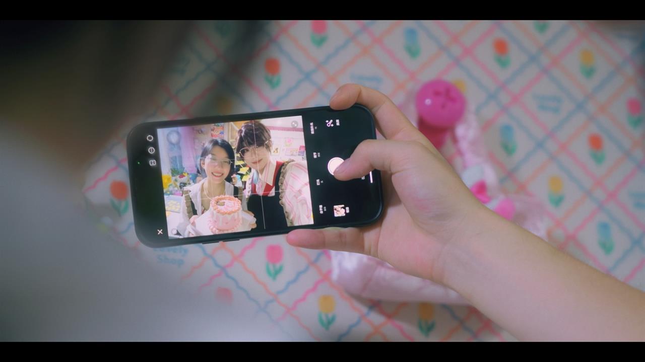 Two women taking selfie