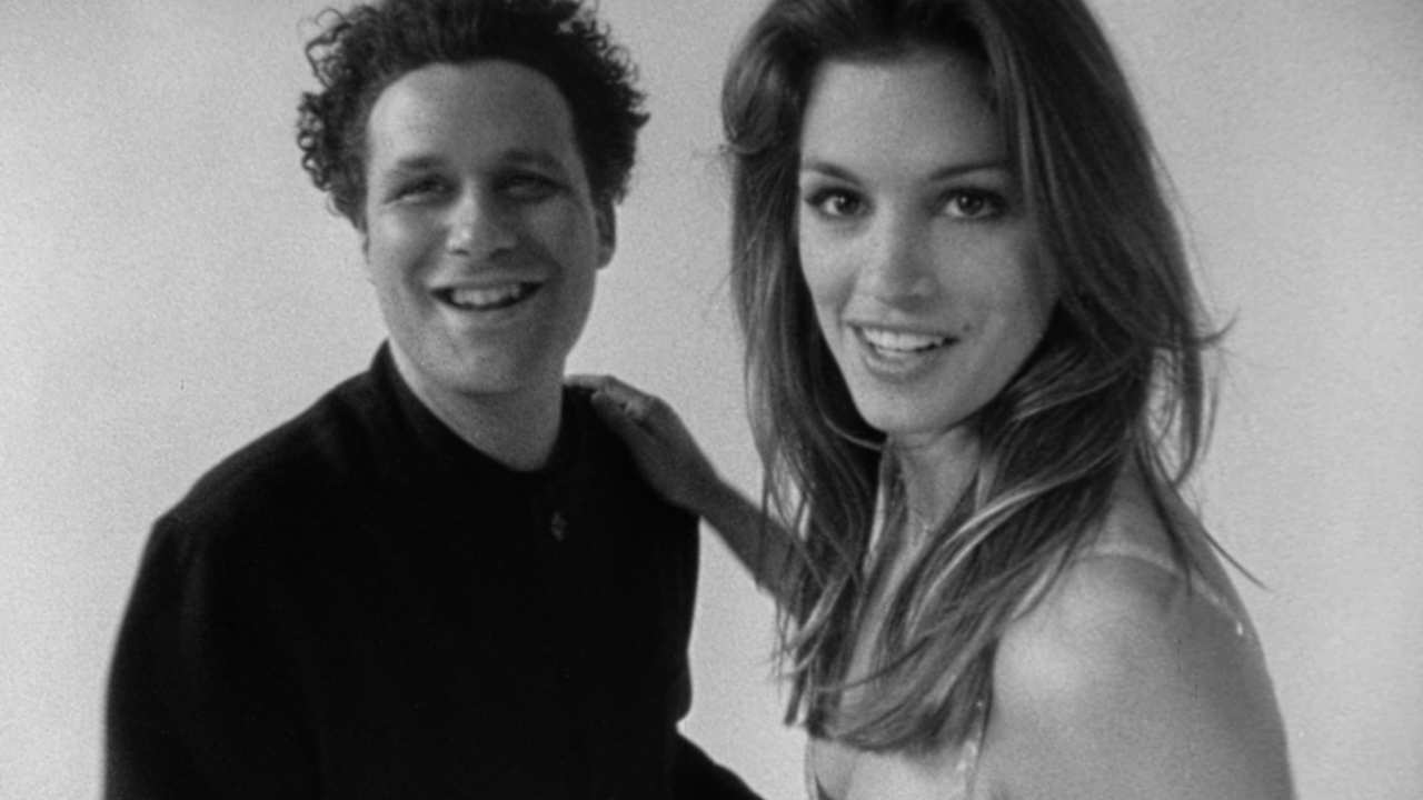 Isaac Mizrahi and Cindy Crawford