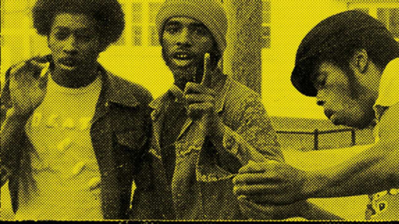 three men standing together