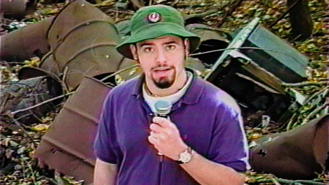 a teenage boy with a goatee and a bucket hat