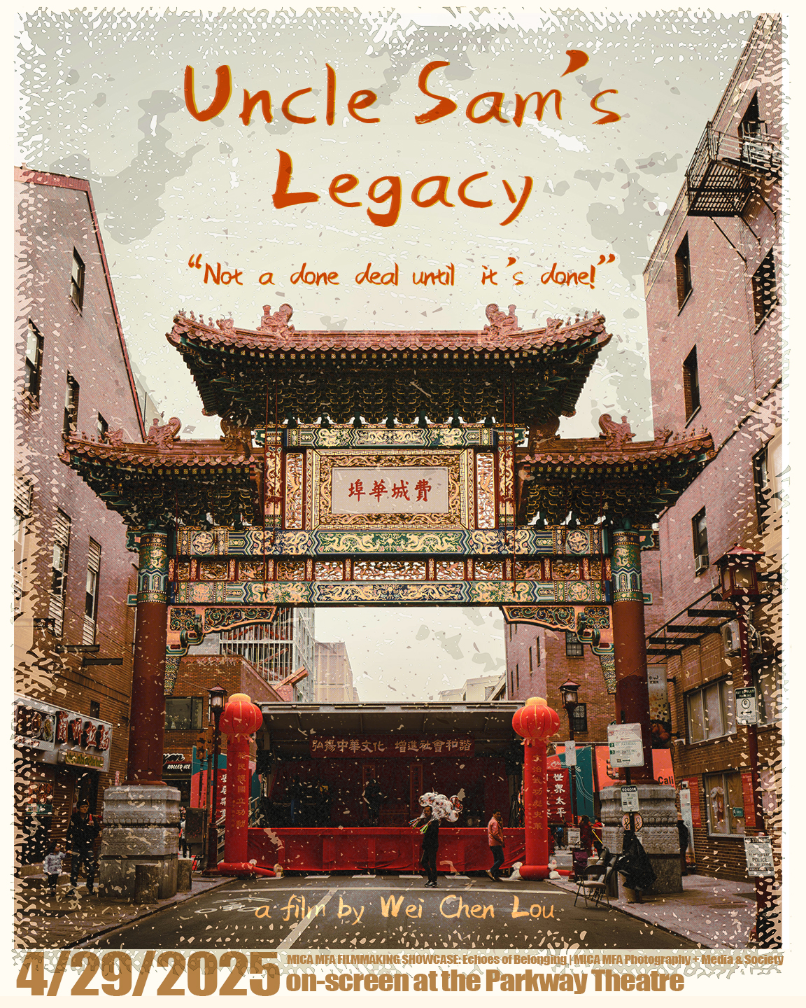 Poster designed by Wei Chen Lou