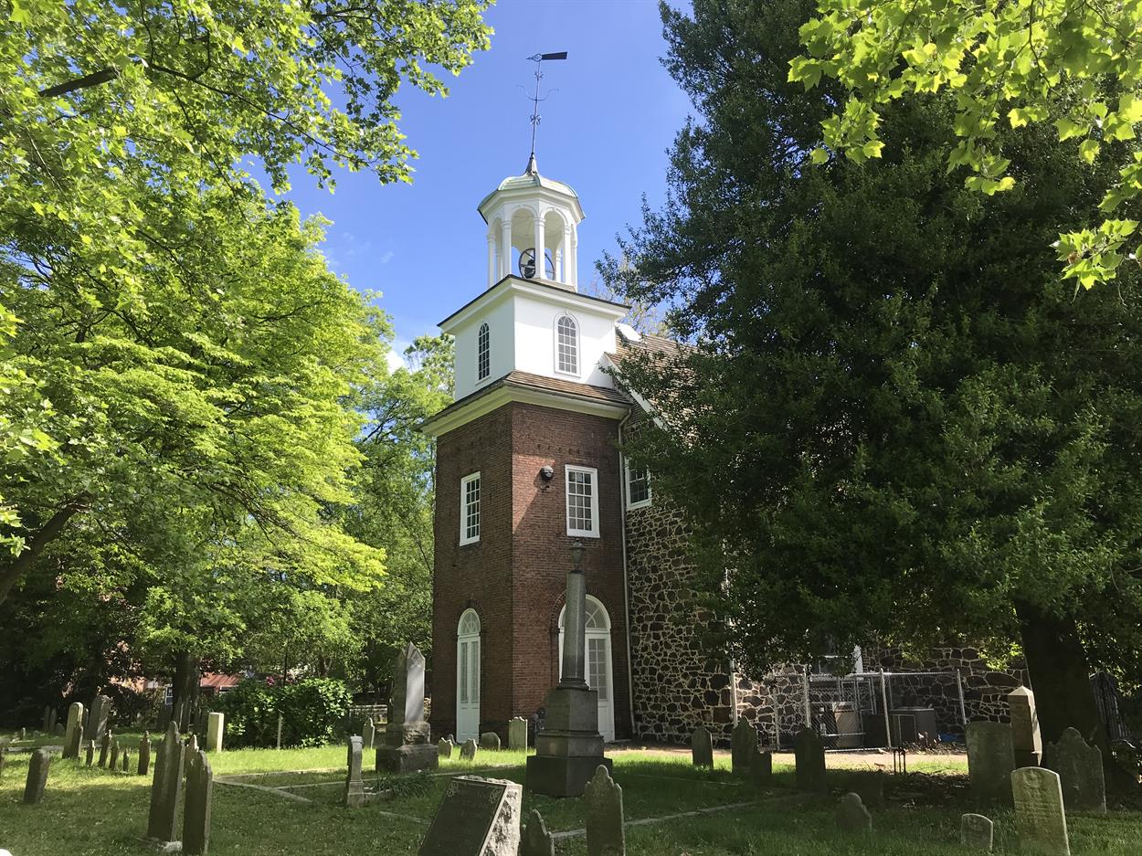 The historic Old Swedes Church