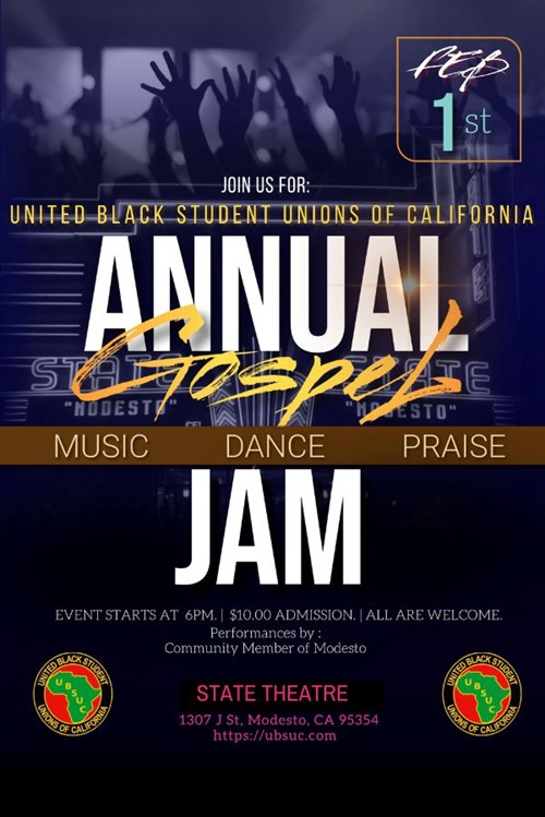 2025 2nd annual UBSUC Gospel Jam poster