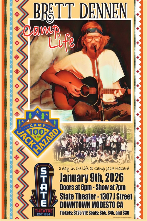 Brett Dennen Live – A Camp Jack Hazard Benefit Concert poster
