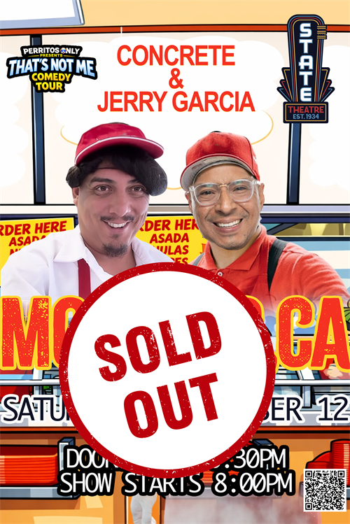 That’s Not Me Comedy Tour featuring Concrete & Jerry Garcia poster