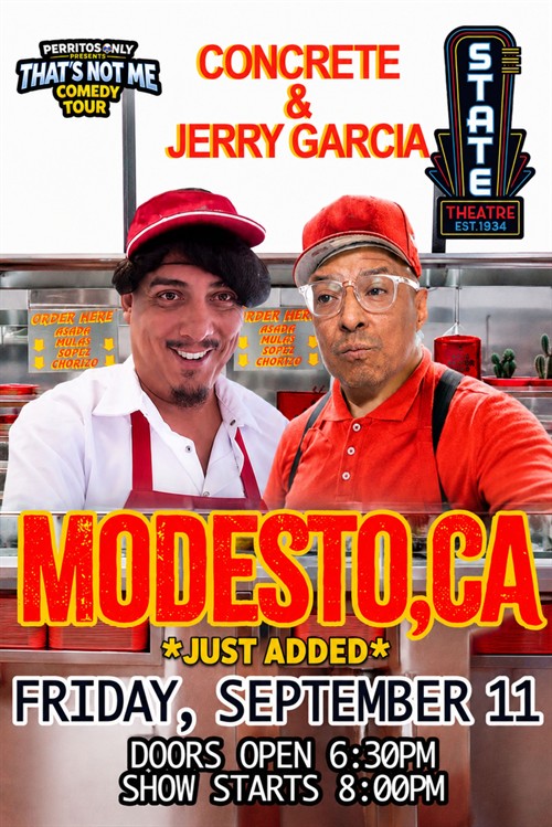 That’s Not Me Comedy Tour featuring Concrete & Jerry Garcia poster