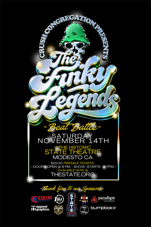 The Funky Legends Beat Battle poster