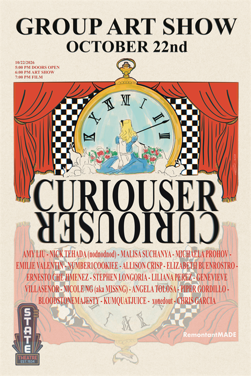 Curiouser and Curiouser: A RemontantMade Group Art Show poster