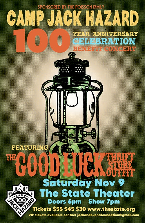 The Camp Jack Hazard 100 Year Celebration poster