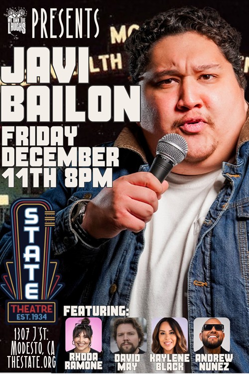 We Own The Laughs Modesto presents: Javi Bailon poster