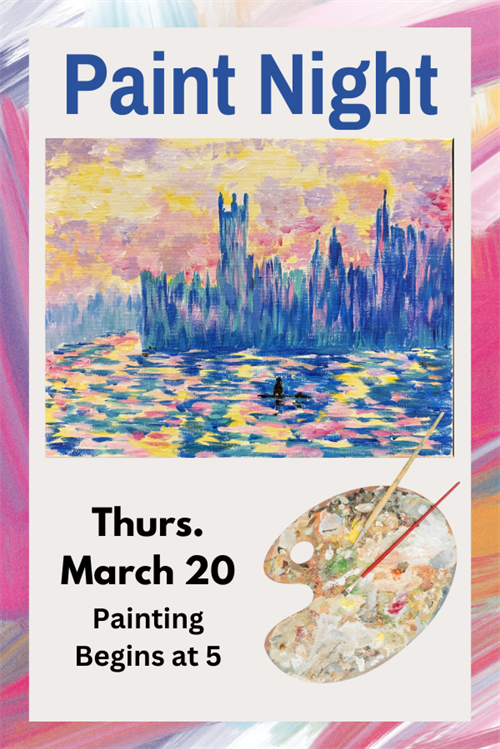 Paint Night ~ Impressionism poster