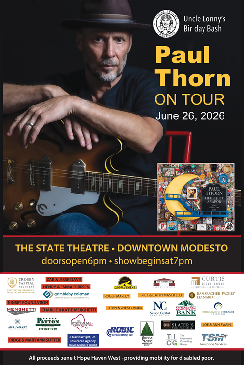Uncle Lonny presents: Paul Thorn poster
