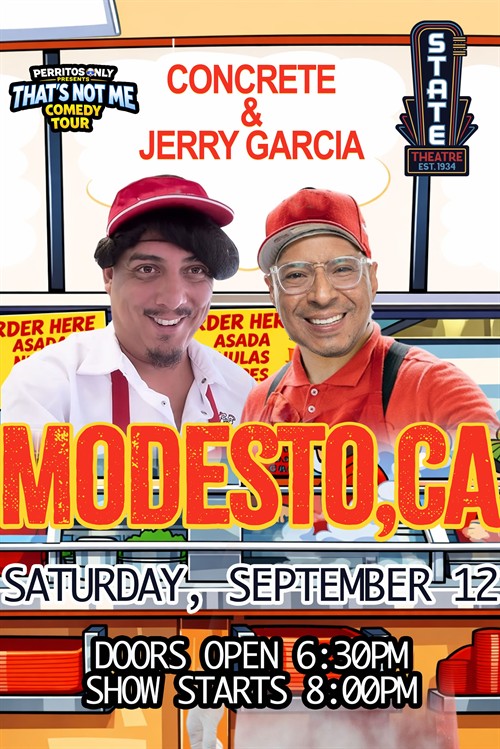 That’s Not Me Comedy Tour featuring Concrete & Jerry Garcia poster