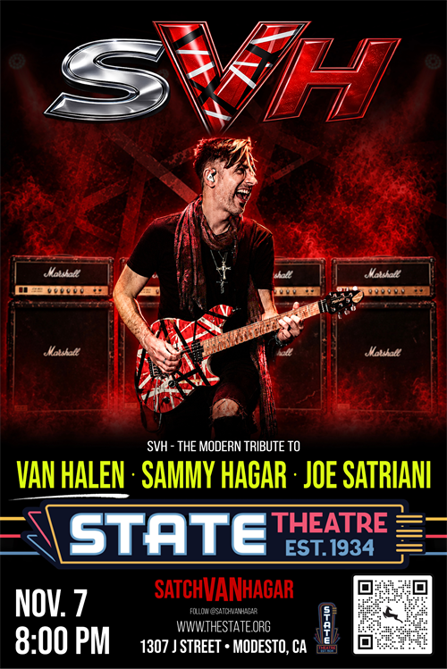 SVH – Celebrating The Music of Van Halen, Sammy Hagar & Joe Satriani poster