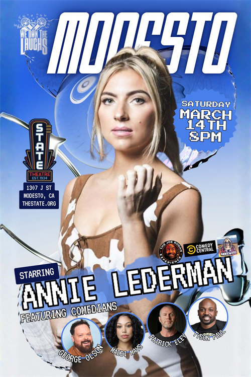 We Own The Laughs: Modesto ~ Starring Annie Lederman poster