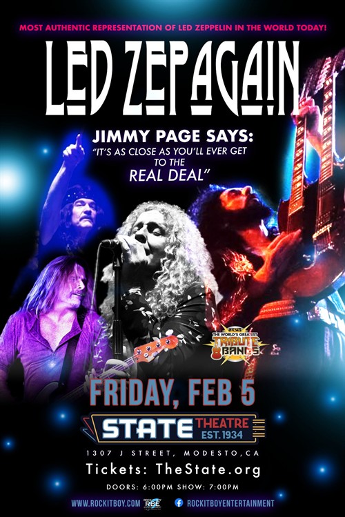 LED ZEPAGAIN: A Tribute to Led Zeppelin poster
